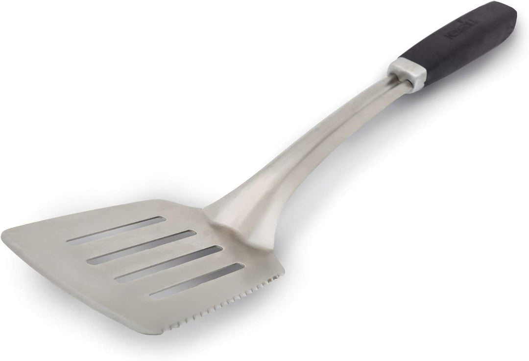Nexgrill Edelstahl Grillbesteck-Set extra lang, Grillset mit grosser Grillzange und Wender, Profi Gr