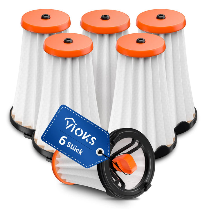 VIOKS 6 Stück Filter Ersatz für AEG Filter 900167153/7 Austauschfilter Ersatzfilter AEF144 für AEG C