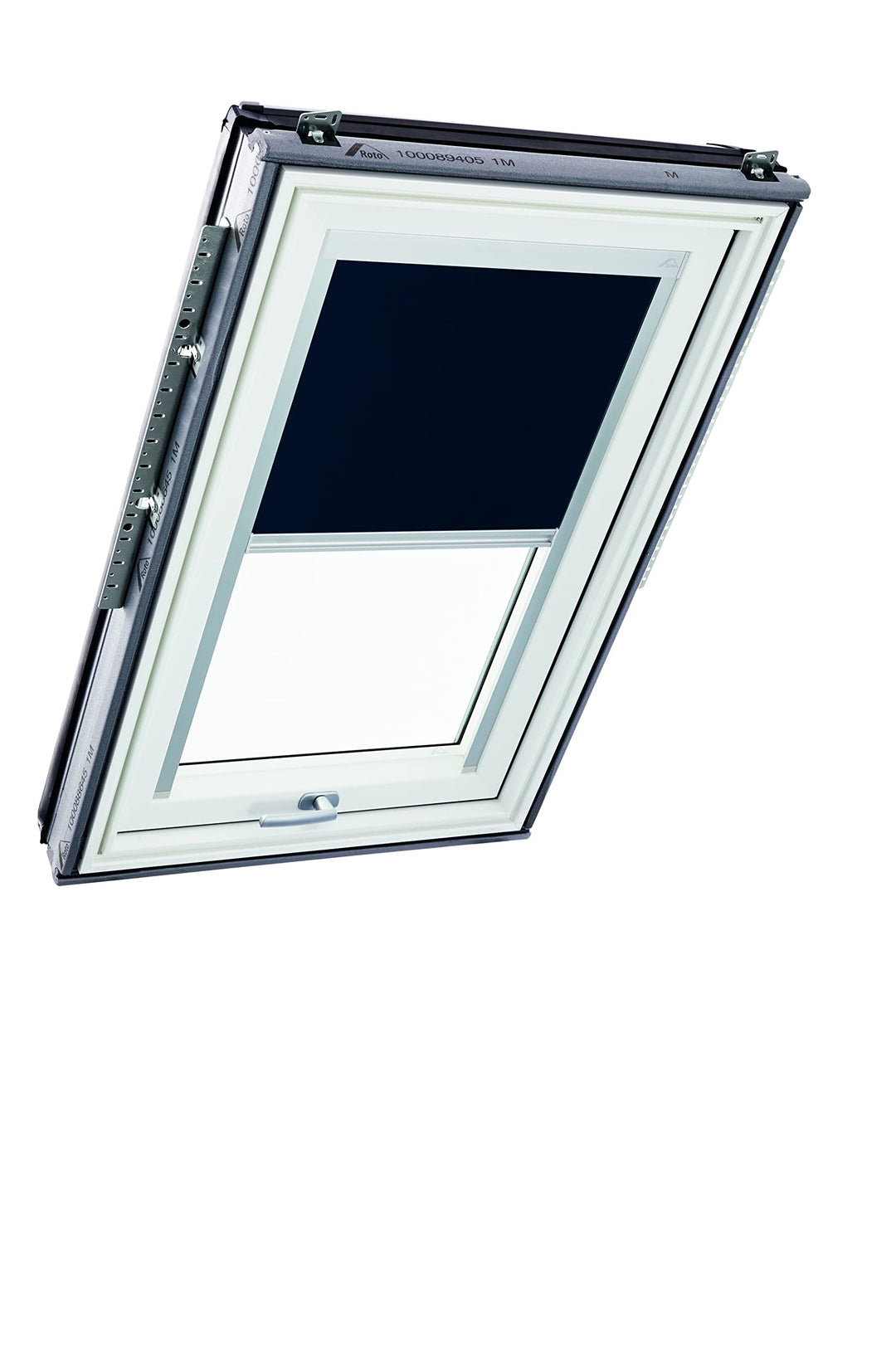 Original Roto Verdunkelungsrollo ZRV Nahezu vollständige Verdunkelung Führungsschiene Silber Für Rot