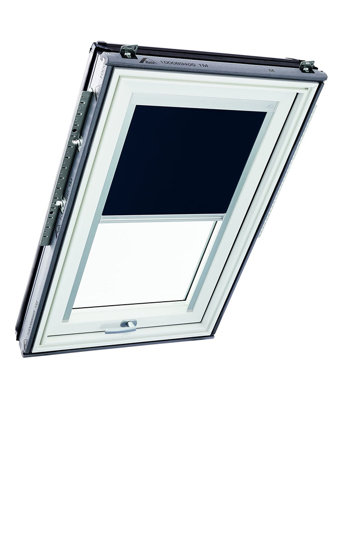 Original Roto Verdunkelungsrollo ZRV Nahezu vollständige Verdunkelung Führungsschiene Silber Für Rot