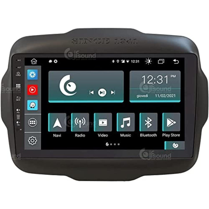Costum fit Autoradio für Jeep Renegade Android GPS Bluetooth WiFi Dab USB Full HD Touchscreen Displa