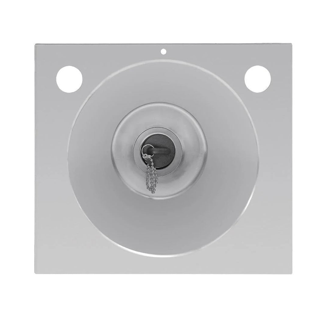 Vogue Mini-Waschbecken aus Edelstahl, Grösse: 165 (H) x 305 (B) x 268 (T) mm, Modell A, Wasserhähne