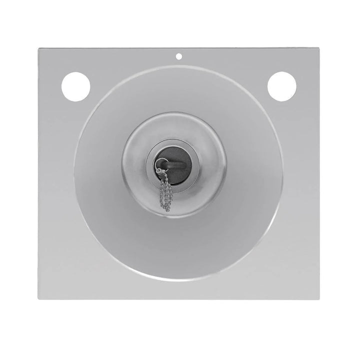 Vogue Mini-Waschbecken aus Edelstahl, Grösse: 165 (H) x 305 (B) x 268 (T) mm, Modell A, Wasserhähne