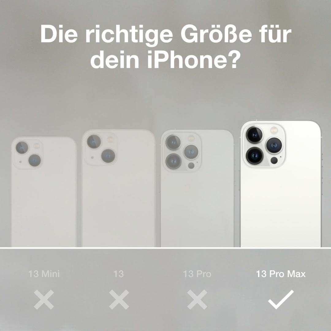 Woodcessories - Magnetische Antibakterielle Bio Hülle kompatibel mit iPhone 13 Pro Max Hülle mit Mag