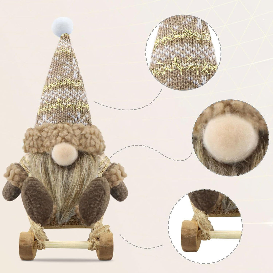 Gehydy Weihnachtswichtel Figuren 3er Set Weihnachtsdeko Wichtel Weihnachten Deko Wichtel Zubehör Dek