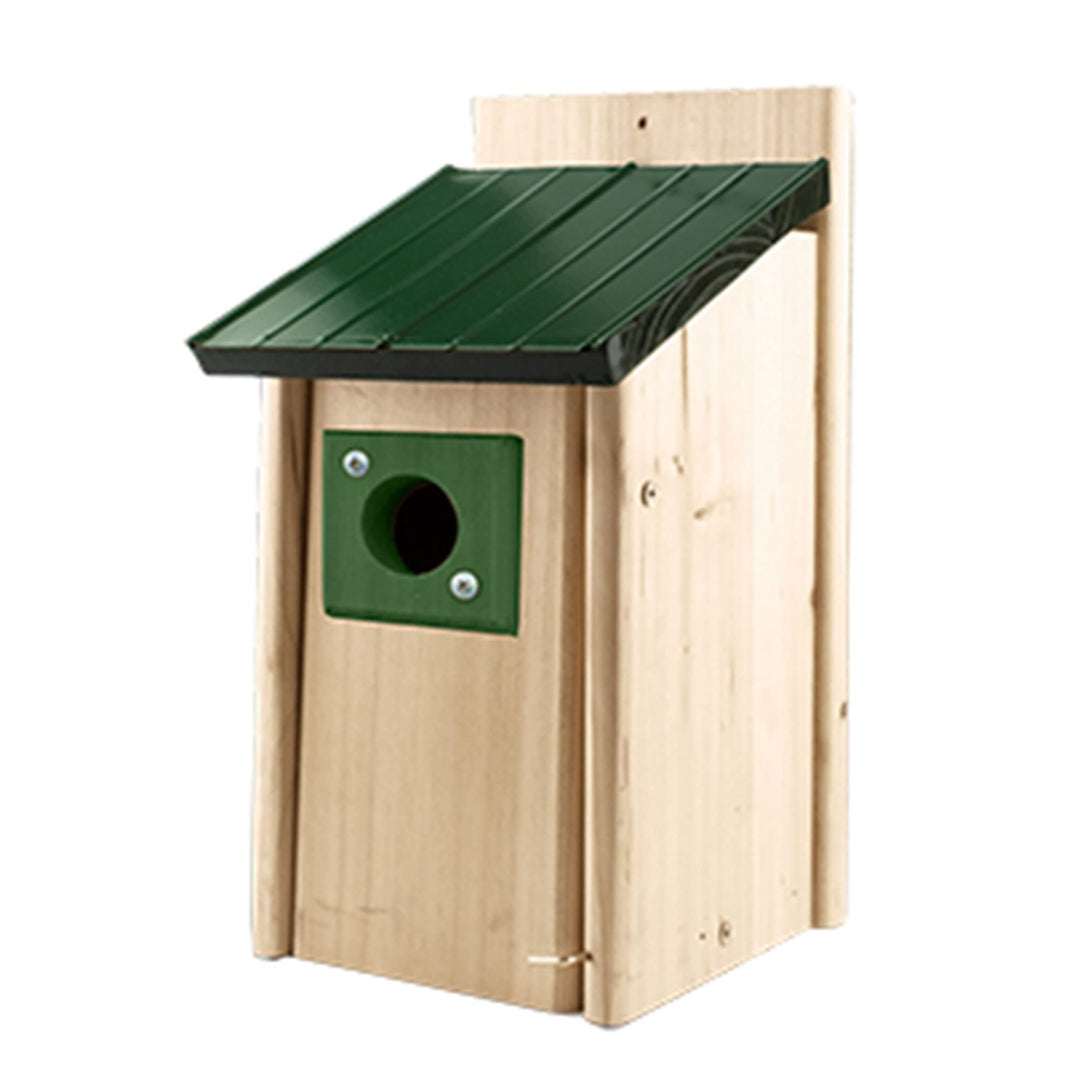 Woodlink Bluebird Vogelhaus für den Aussenbereich, wetterbeständig, natürliche Zedernholz, Nistkaste