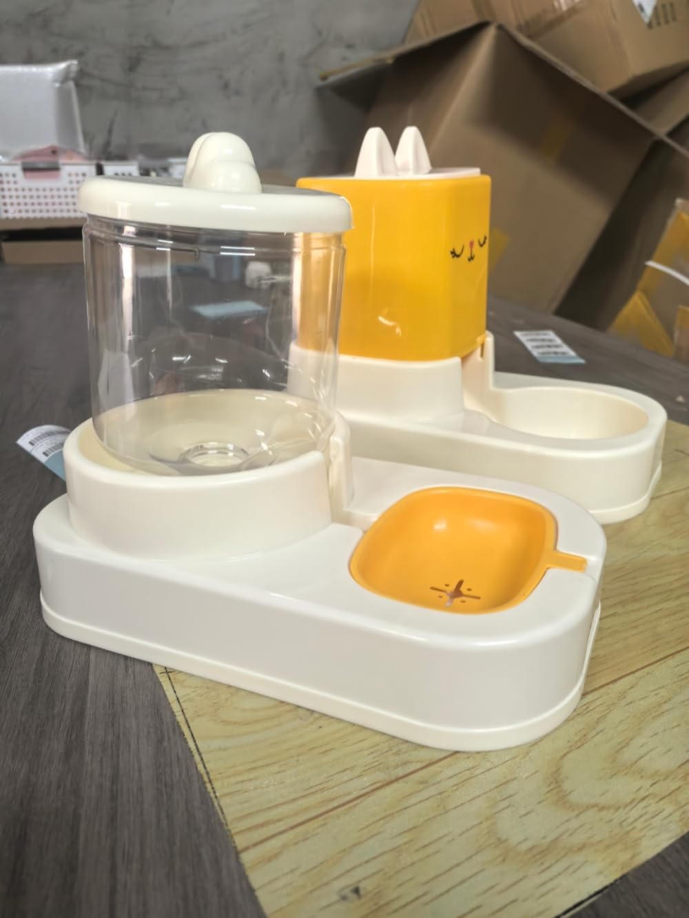 Hundefutter und Wasserspender, Futter und Wasserspender für Haustiere,Futterspender und Bewässerung,