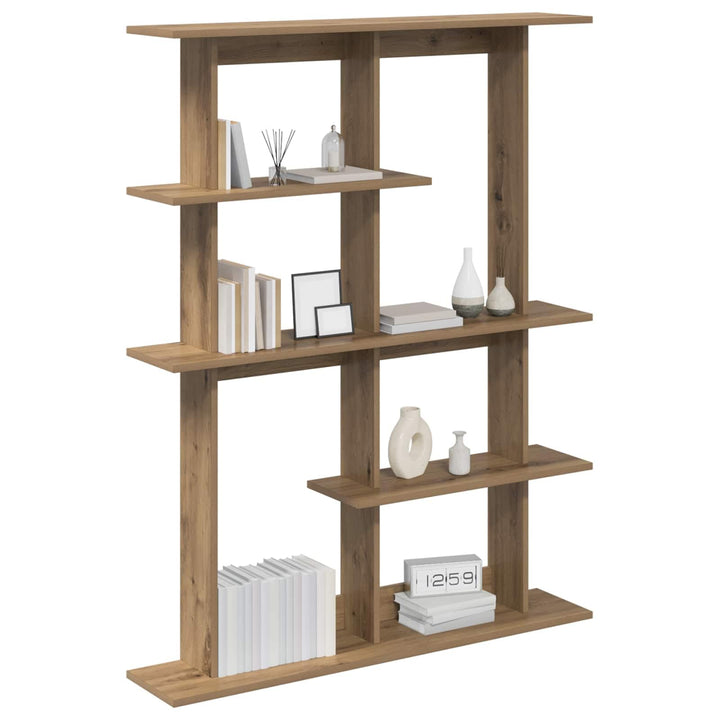 vidaXL Wandregal Artisan-Eiche 102 x 20 x 130 cm Holzwerkstoff, Artisan-eiche