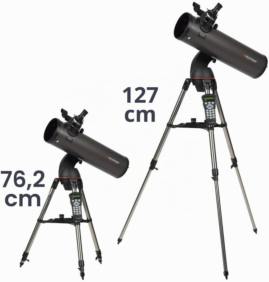 Celestron 31145 NexStar 130SLT-Mak tragbares, motorbetriebenes Newtonsches Spiegelteleskop mit schne