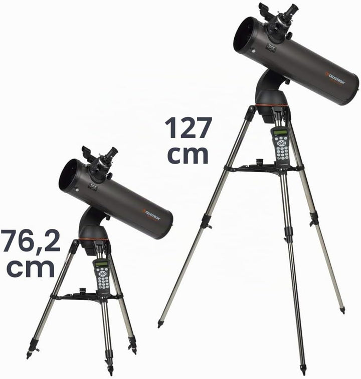 Celestron 31145 NexStar 130SLT-Mak tragbares, motorbetriebenes Newtonsches Spiegelteleskop mit schne