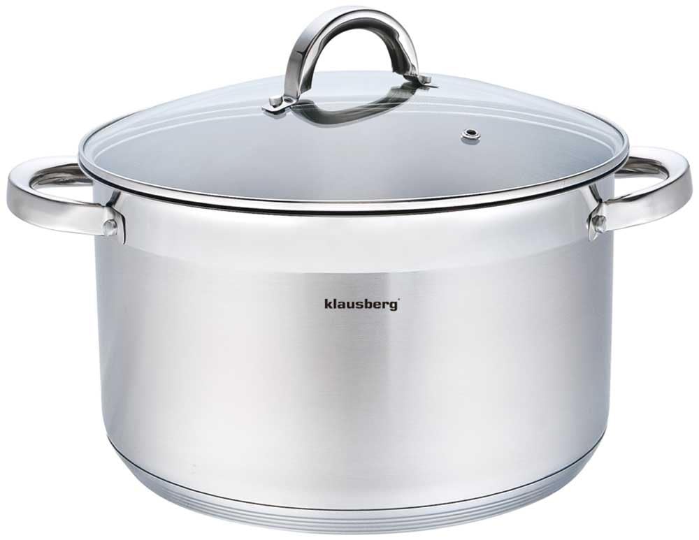Topf mit Deckel in vielen Grössen 0.5L bis 14L Kochtopf Töpfe Induktion Edelstahl Klausberg (14L), 1
