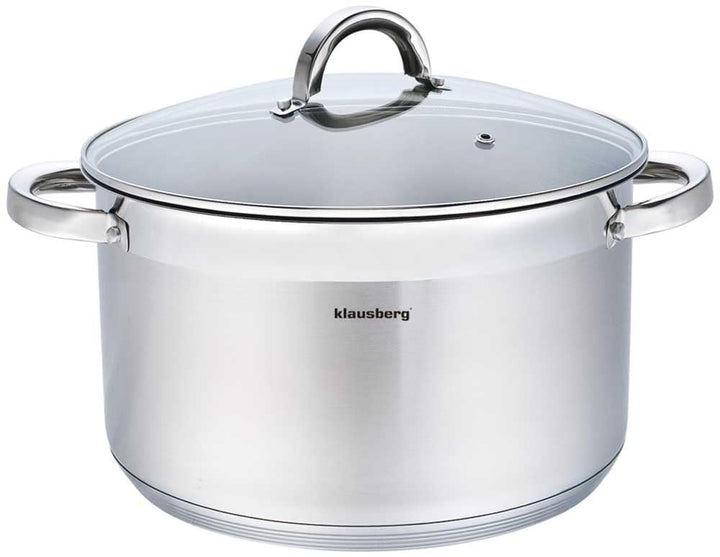 Topf mit Deckel in vielen Grössen 0.5L bis 14L Kochtopf Töpfe Induktion Edelstahl Klausberg (14L), 1
