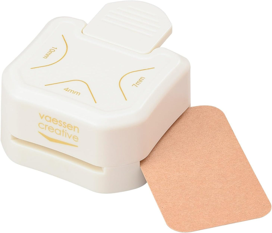 Vaessen Creative Papierschneider mit Falzbrett 15,2 x 30,5 cm - Inklusive 3-in-1 Eckenstanzer - 4-7-
