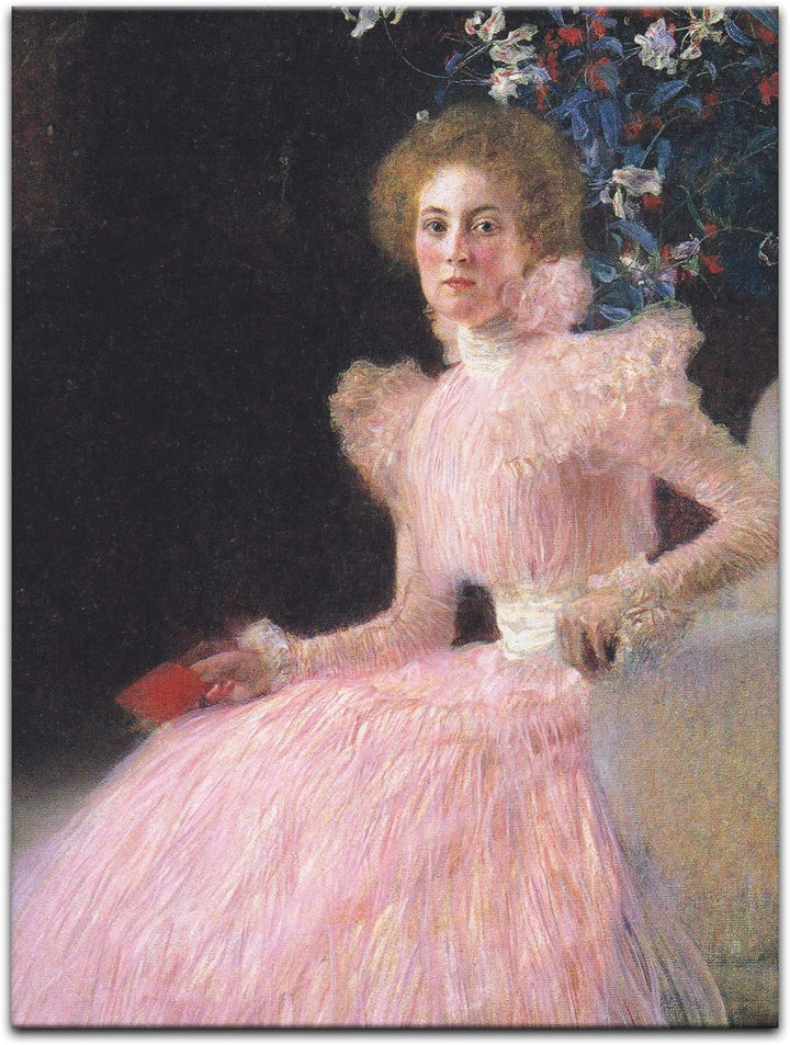 Bilderdepot24 Bild auf Leinwand | Gustav Klimt - Bildnis der Sonja Knips in 60x80 cm als Wandbild |