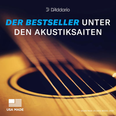 D'Addario Gitarrensaiten Westerngitarre | Gitarrensaiten Akustikgitarre | Acoustic Guitar Strings |