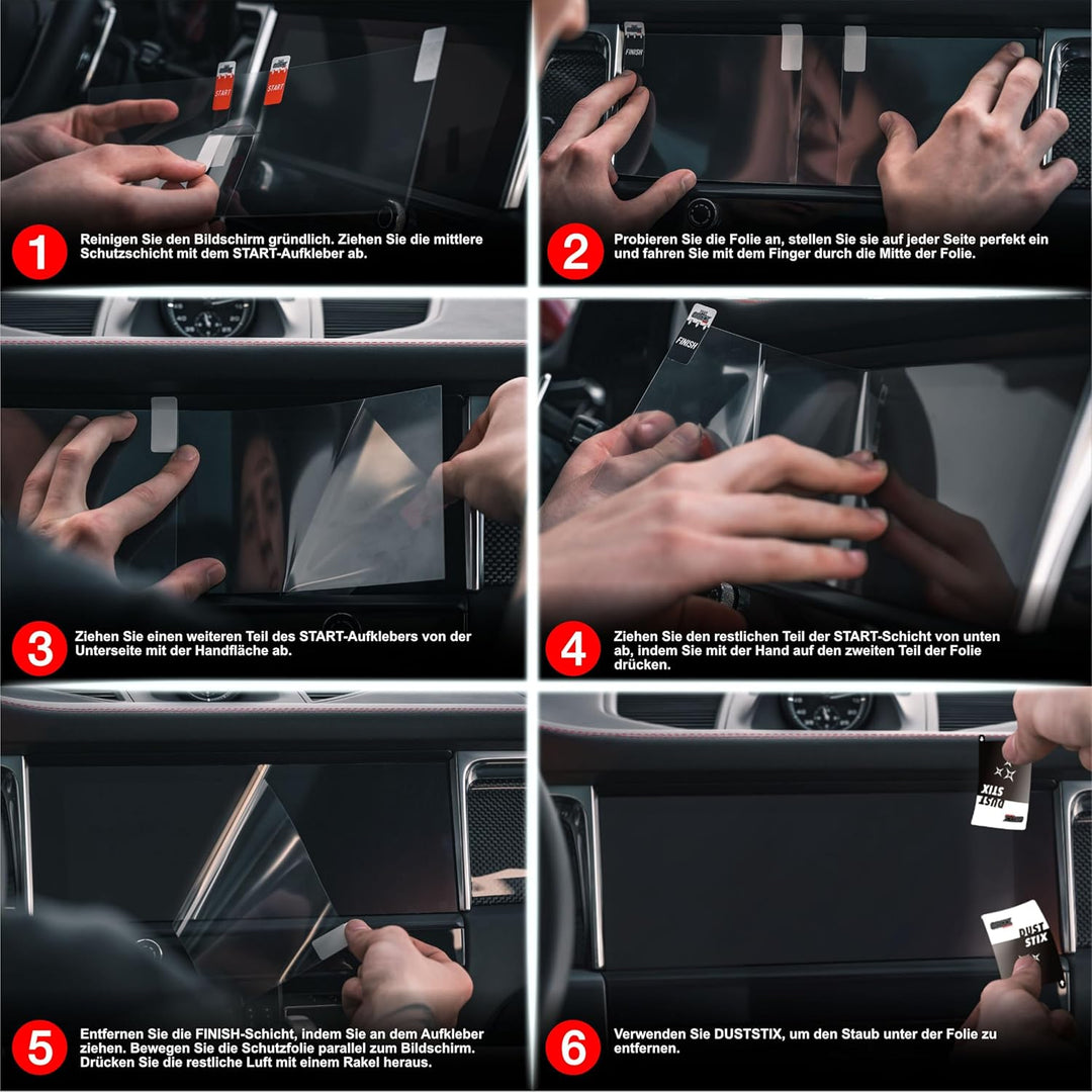 Schutzfolie Auto - Schutzschicht für den Innenraum - Schützt vor Kratzern und Schmutz - CarDisplay-S