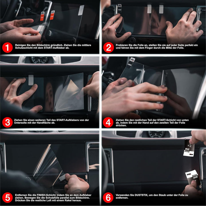 Schutzfolie Auto - Schutzschicht für den Innenraum - Schützt vor Kratzern und Schmutz - CarDisplay-S