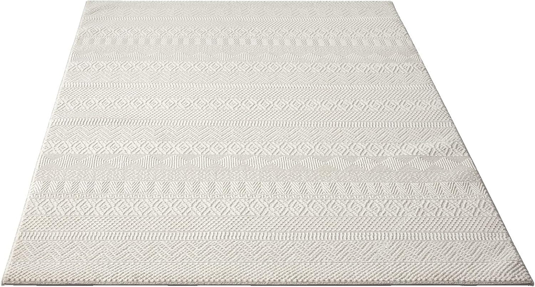the carpet Lima nachhaltiger und umweltbewusster Designer Teppich, weich & pflegeleicht, 3D-Effekt,