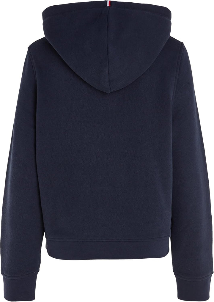 Tommy Hilfiger Damen Hoodie Logo Hoodie mit Kapuze XS Blau (Desert Sky), XS Blau (Desert Sky)