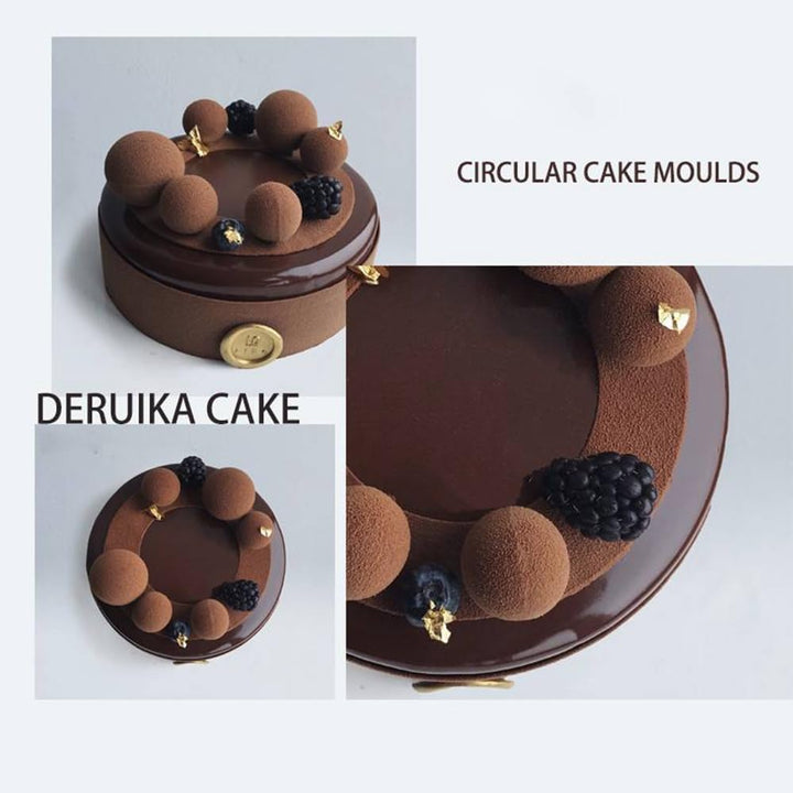 Backzubehör und Werkzeuge, Silikon-Schokoladenform, Silikon-Kugel-Kuchenformen, 3D-Halbkugel, Süssig