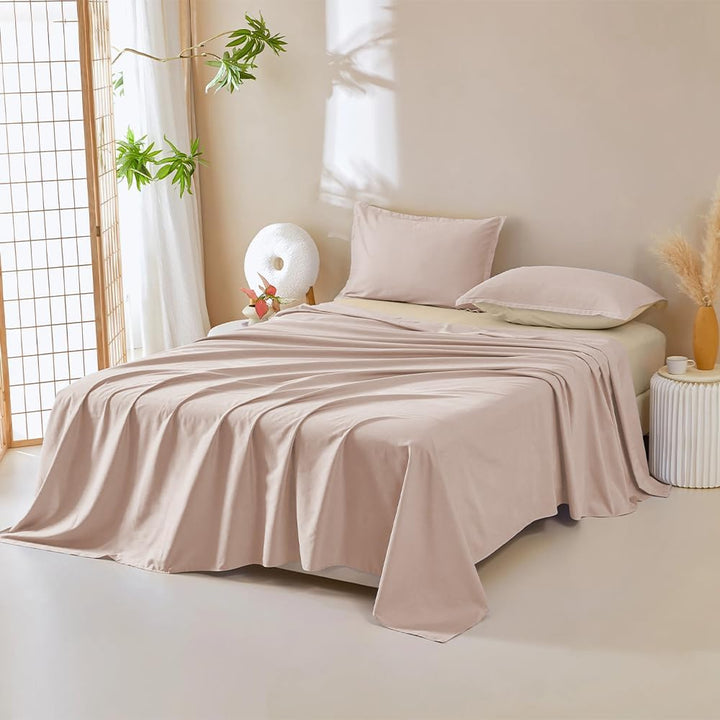 DUJUIKE 100% wasserdichte Schutzdecke oder Liner für Bett, Matratzenschoner für das Bett, Wiederverw