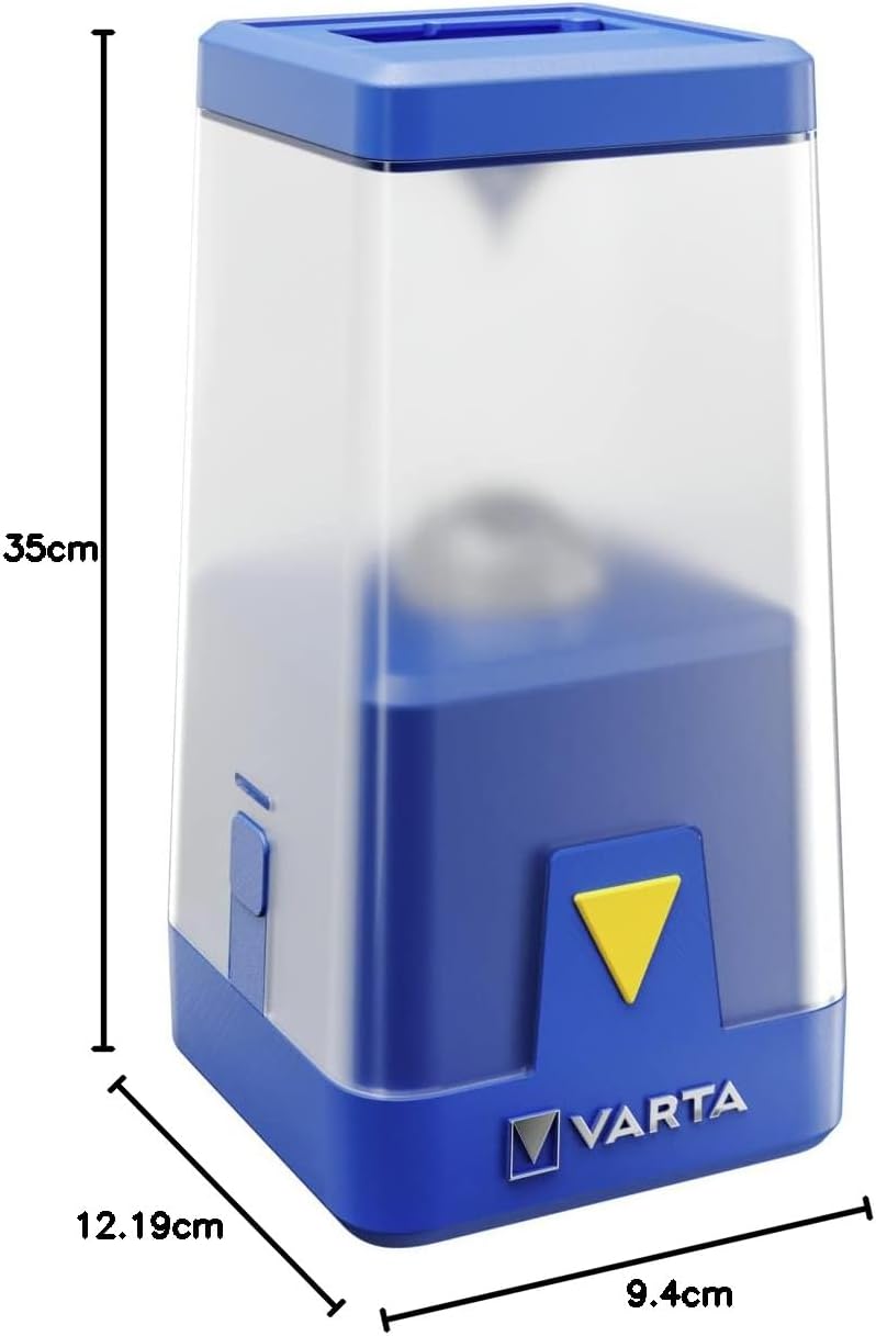 VARTA Campinglampe LED, Outdoor Ambiance L20 Camping Laterne mit Dimmfunktion und verschiedenen Farb