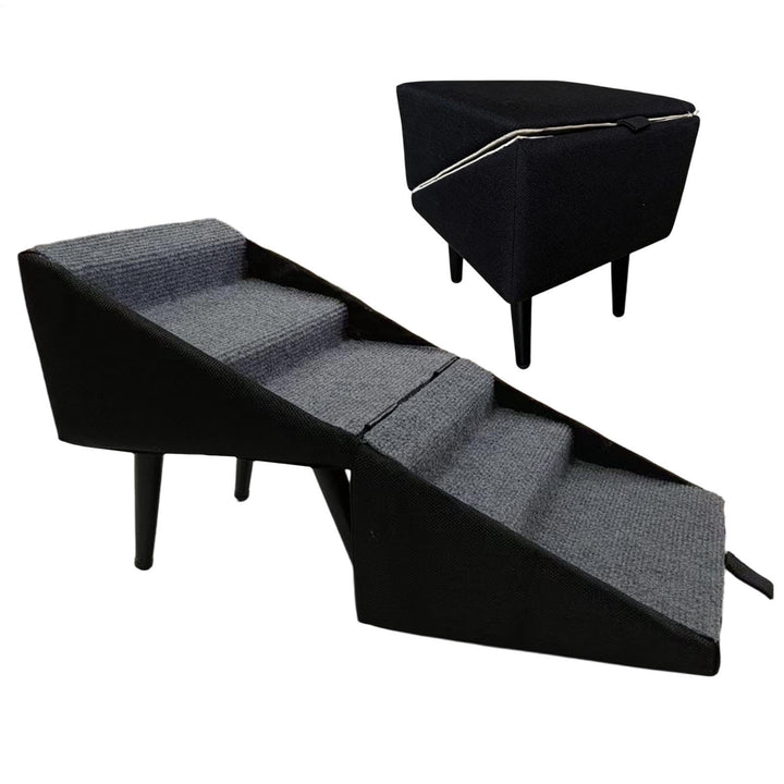 Hundetreppe Klappbar, rutschfeste Hundetreppe Für Kleine Hunde, Hunderampe Für Sofa Bett, Treppe Für