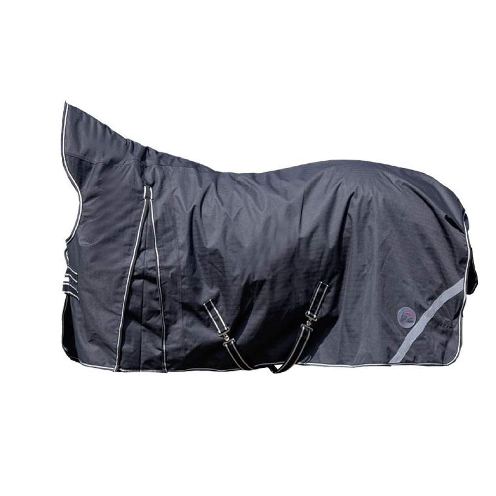 HKM 1200D Innsbruck Highneckdecke mit Polarfleece, Schwarz, 160 Grösse