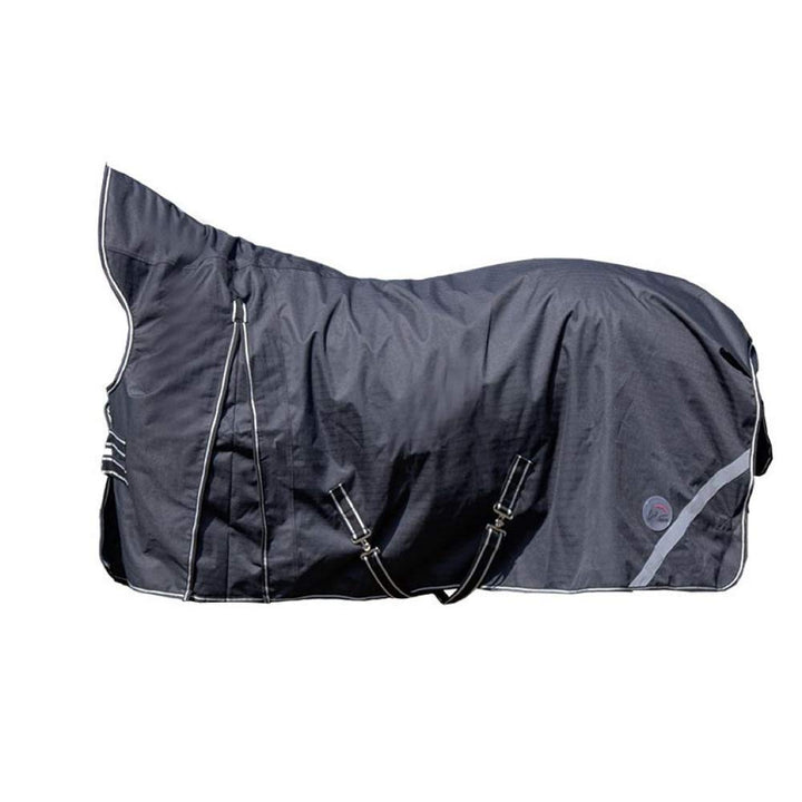 HKM 1200D Innsbruck Highneckdecke mit Polarfleece, Schwarz, 160 Grösse