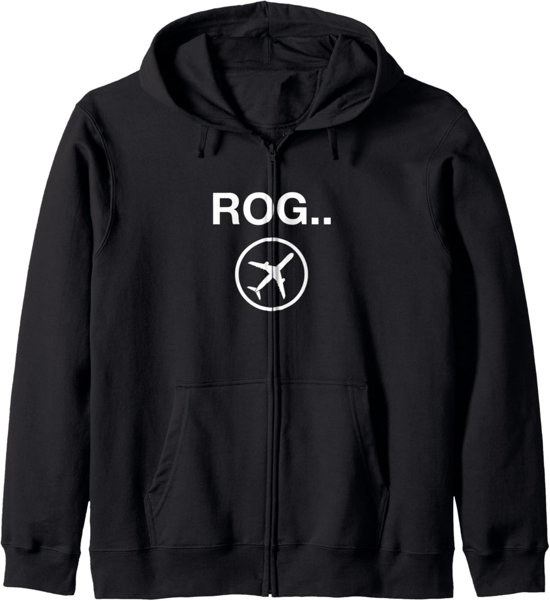 Rog Pilot Talk mit Flugzeugbild Kapuzenjacke