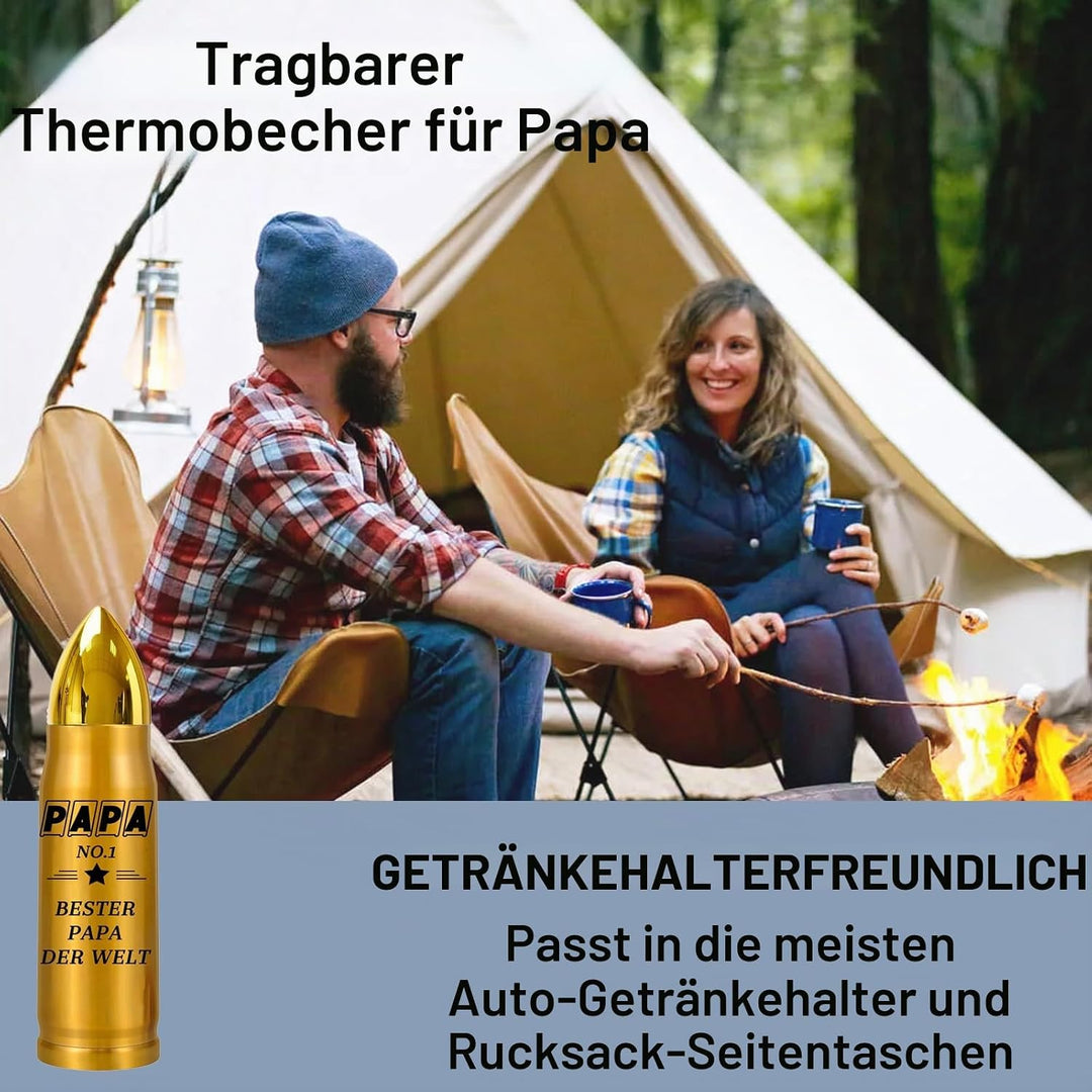Vatertagsgeschenk für Papa, Coole Thermobecher, Bester Papa Der Welt, Geschenke für Geburtstagsgesch