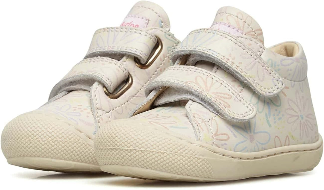 Naturino Lauflernschuhe aus Metallic 26 EU Weiss, 26 EU Weiss