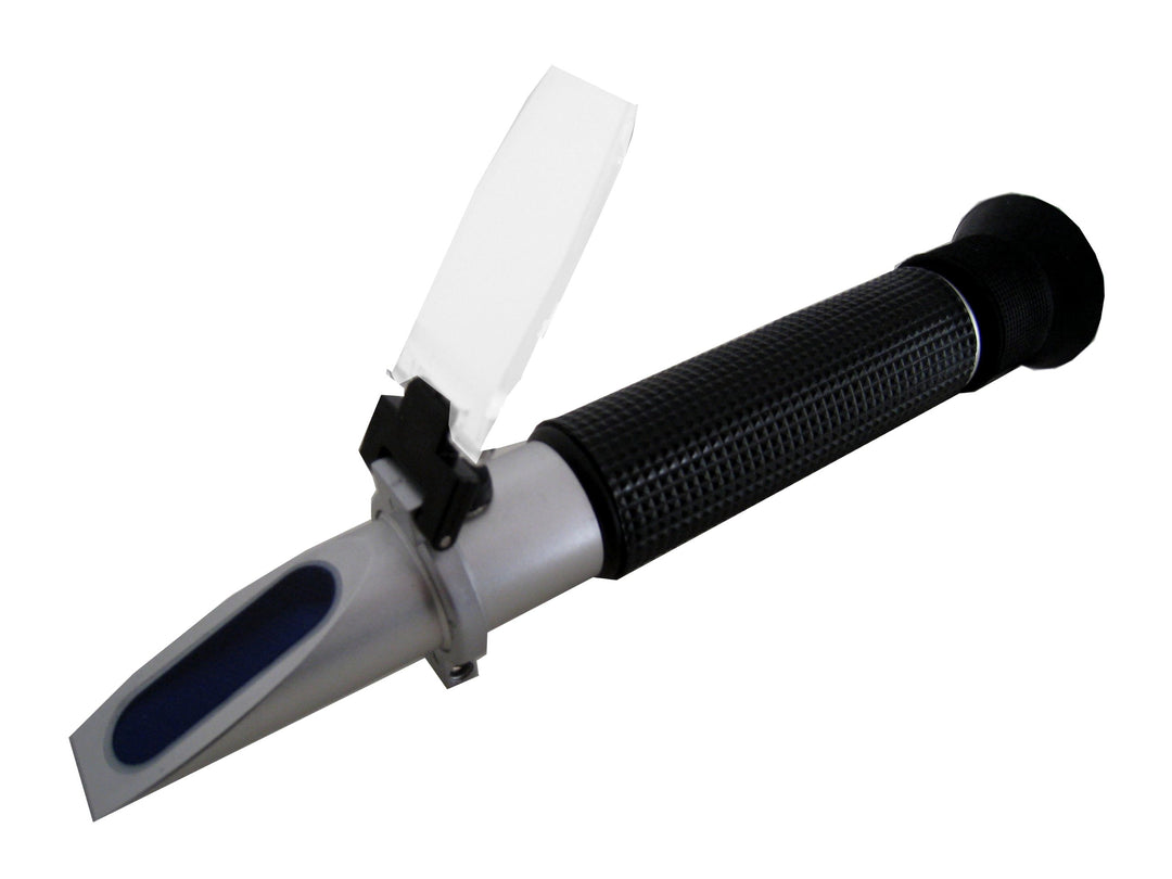 Dr. Richter - Refraktometer Wein für Winzer - 0-140° Öchsle; 0-27 KMW, 0-32 Zucker (Brix) mit ATC