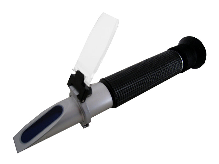 Dr. Richter - Refraktometer Wein für Winzer - 0-140° Öchsle; 0-27 KMW, 0-32 Zucker (Brix) mit ATC