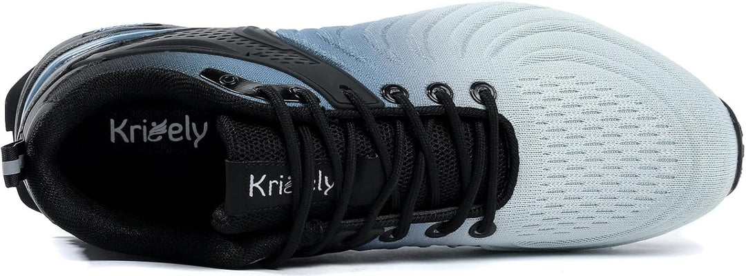 Kricely Traillaufschuhe Herren Laufschuhe Strassenlaufschuhe Sneaker Leicht Wanderschuhe Fitnessschu
