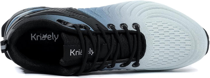 Kricely Traillaufschuhe Herren Laufschuhe Strassenlaufschuhe Sneaker Leicht Wanderschuhe Fitnessschu