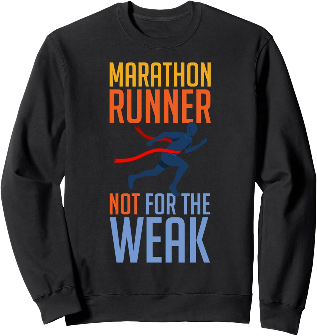 Marathon Running Training Runner Finisher Coach Anfänger Sweatshirt