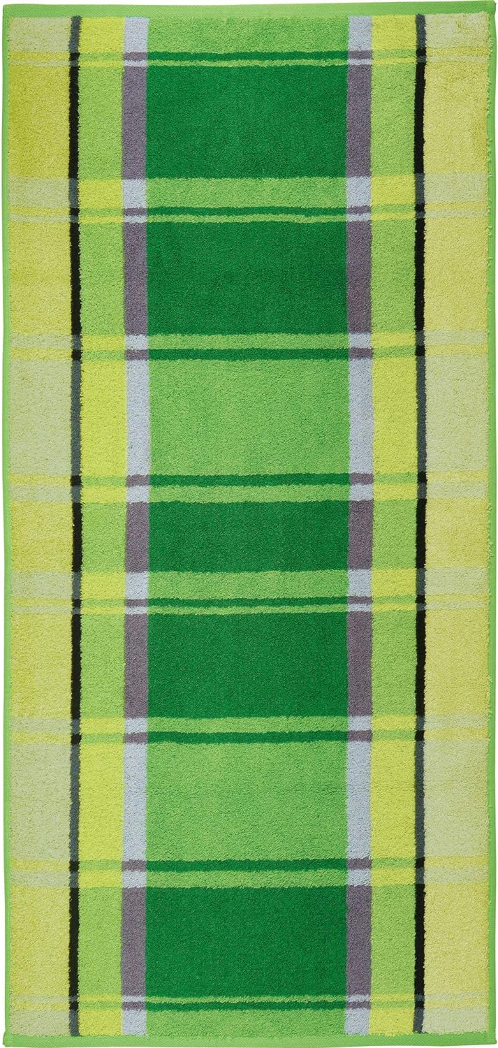 Erwin Müller Duschtuch-Set 2er-Pack - Ludwigsburg - 100% Baumwolle - apfelgrün Grösse 70x140 cm - ku