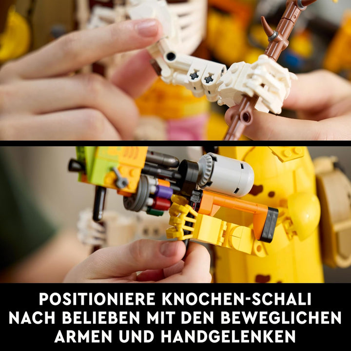 LEGO Fortnite Knochen-Schali - Gamer Modellbau -Bauset für Erwachsene - Schalenschläger Spitzhacke,