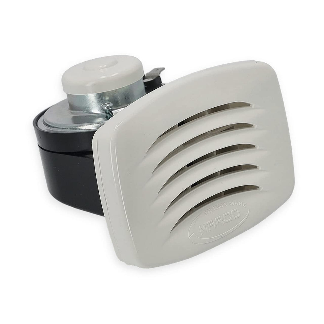 Einbauhupe Bootshupe Signalhorn Hupe Notsignal 12 Volt Farbe Weiss