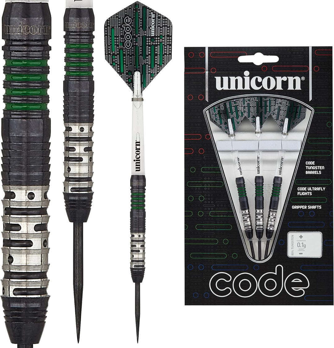 Unicorn Code Steel Dart 20g grün, 20g grün