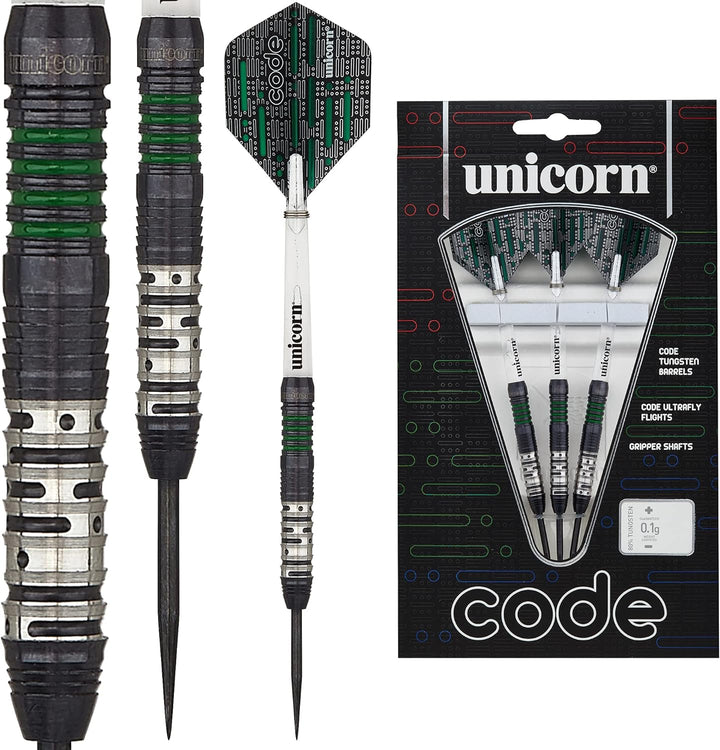 Unicorn Code Steel Dart 20g grün, 20g grün
