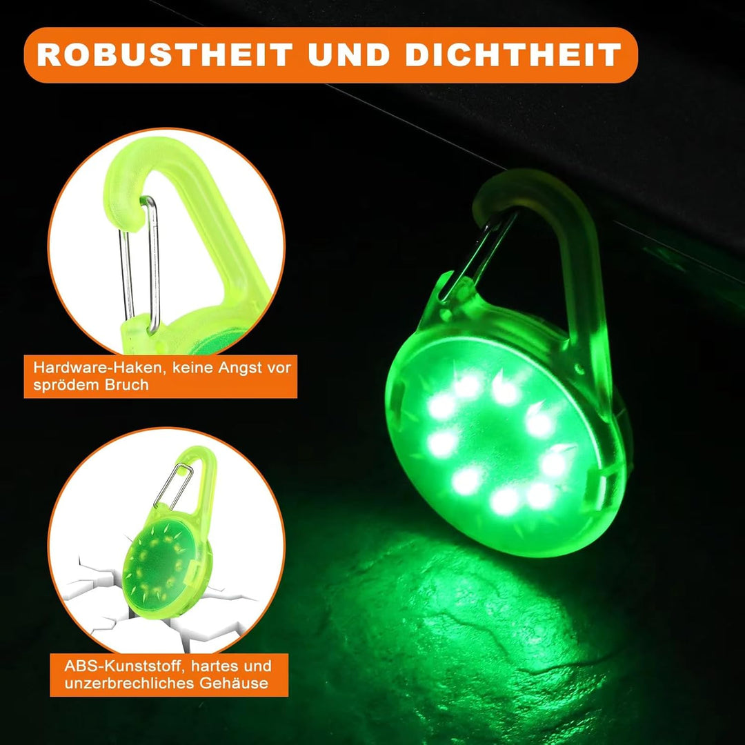 ZLCBBD LED Blinklicht Schulranzen Sicherheitslicht USB Aufladbar - Reflektoren Licht für Schulranzen