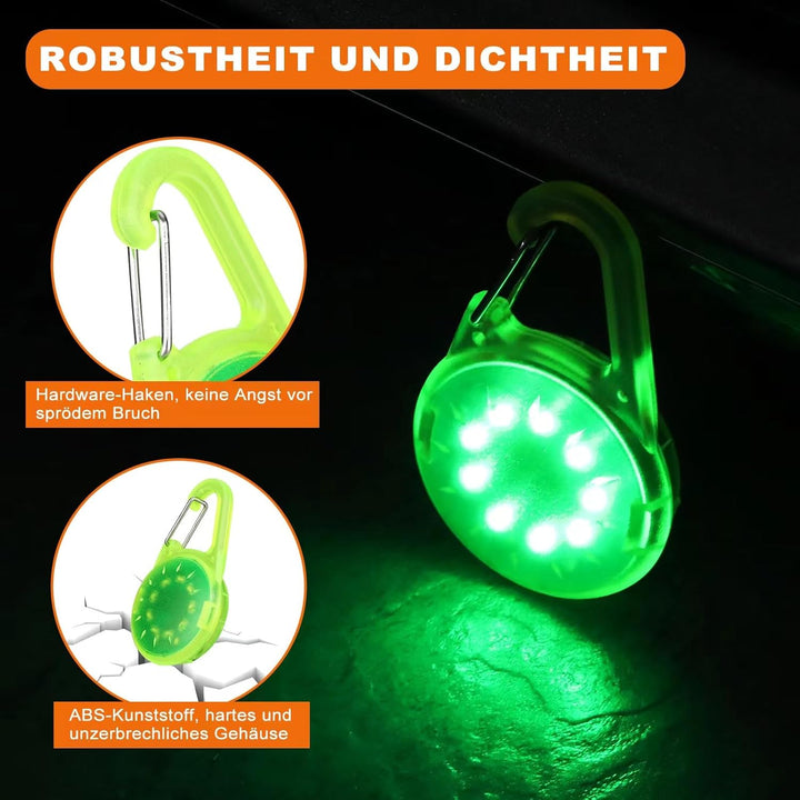 ZLCBBD LED Blinklicht Schulranzen Sicherheitslicht USB Aufladbar - Reflektoren Licht für Schulranzen