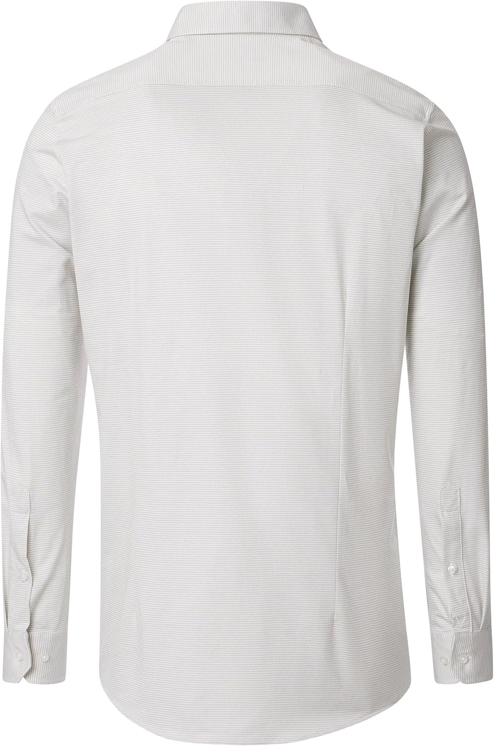 Venti - Body Fit - Herren Langarm Jerseyflex Hemd (144226500), Grösse:40, Farbe:Grün (300)