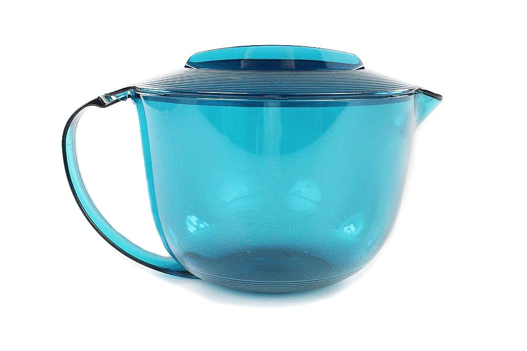 TUPPERWARE Mikrowelle Microplus 1,0 L türkis Kanne I30 Mikro Micro Plus 31050