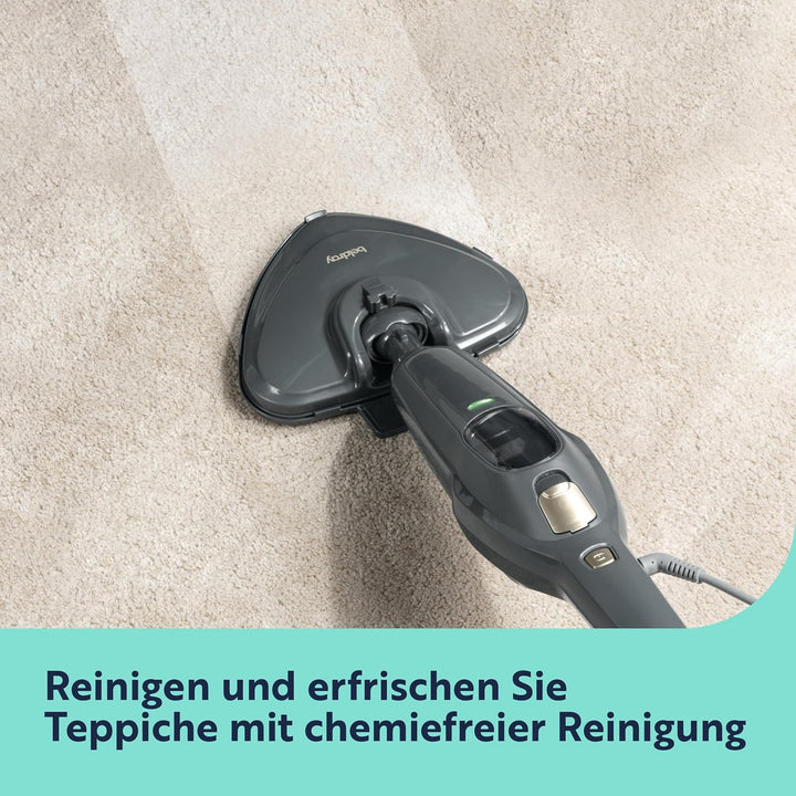 Beldray Clean &amp; Refresh Dampfreiniger – Dampfmopp, Chemikalienfreie Reinigung, Präzisionskopf für Ec