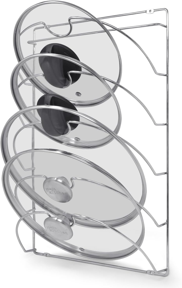 joeji's Kitchen Topfdeckelhalter - Wandmontage oder Schranktür - Deckelhalter für Pfannendeckel - 2