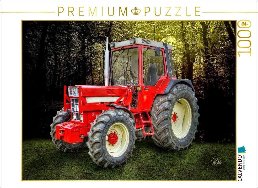CALVENDO Puzzle Oldtimer Traktor McCormick 1000 Teile Lege-Grösse 64 x 48 cm Foto-Puzzle Bild von Pe