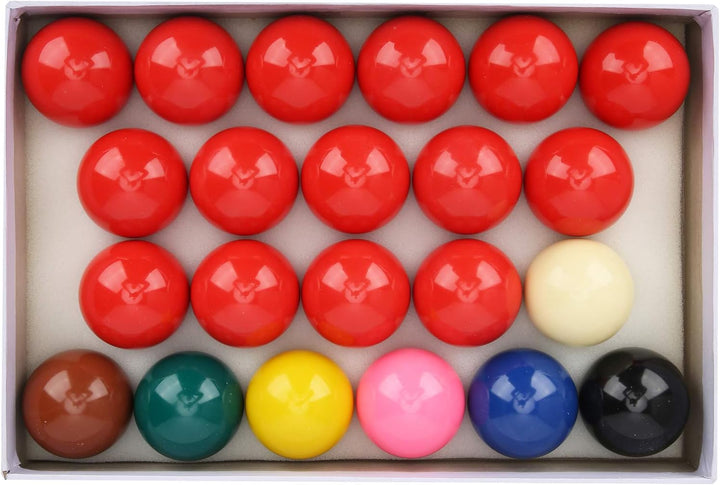 Ejoyous 22 Stück Snooker Ball Set, Snooker Billard Billardkugeln Pool Balls Billardkugel 52,2 mm/2,1